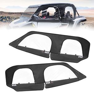 StarknightMT 2024+ RZR XP 4 1000 Cab Enclosure Soft Upper Doors Compatible With Polaris RZR XP 4 1000 2024 2025 Soft Door Panel Windshield With Vent Side Windows Accessories 4 Seaters
