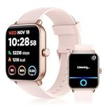 Smart Watch for Women (Alexa Built-in & Bluetooth Call), 1.8" Smartwatch with SpO2/Heart Rate/Sleep/Stress Monitor, Calorie/Step/Distance Counter, 100 Sport Modes, IP68 Fitness Watch for Android iOS