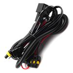 DZG Xenon Relay Wiring Harness Kit 2 Leads 12V 30A Inline Fuse Universal Relay Wiring Harness for 9005 9006 9012 H1 H3 HB3 HB4 HIR2