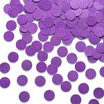 Purple Glitter Confetti Table Decoration for Graduation Birthday Party,1.2 inch in Diameter,200pc