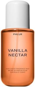 PHLUR Vanilla Nectar Body Mist - Hair & Body Fragrance Mist - Whipped Vanilla Body Spray with Papaya Nectar, Peach Blossom, Coconut Orchid, Apricot & Honeyed Amber (8 fl oz)