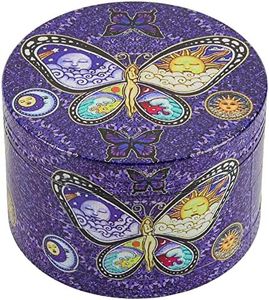 Cartoon Spice Grinder 2.5 Inch (Butterfly Purple)