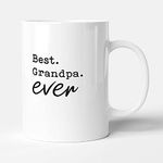 Victorian Printing Co - Best Grandpa Ever - Grandpa Birthday Gift Mug, Ceramic, 11fl.oz.