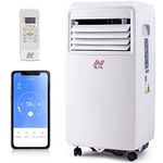 NETTA Portable Air Conditioner 3-IN-1 8000BTU, Dehumidifier, Cooling Fan - WiFi Smart App, 3 Speed Settings, Weekly Timer, Remote Control [Energy Class A]