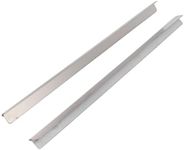 2PCS Kitchen Stove Counter Gap Cover, Heat Resistant Stainless Gap Covers, Flexible Easy Cleaning Stove Gap Covers, Stove Gap Filler, Long Gap Filler for Kitchens, Balconies