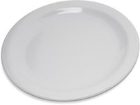 Carlisle 4350302 Dallas Ware Melamine Salad Plate, 7.19" Diameter x 0.74" Height, White (Case of 48)