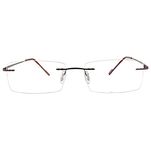 Redex Titanium Glasses Frame, Rimless Frameless Optical Eyewear Eyeglasses for Men and Women