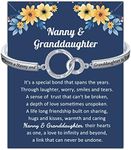 BNQL Nanny Gifts from Granddaughter Bracelet Nanny and Granddaughter Gifts from Nanny Bracelet Jewelry Gifts for Babysitter (nanny granddaughter bracelet)