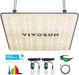 VIVOSUN VS1000 LED Grow Light with Samsung LM301 Diodes & Sosen Driver Dimmable Lights Sunlike Full Spectrum for Indoor Plants Seedling Veg and Bloom Lamps for 2x2/3x3 Tent