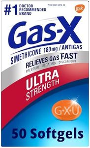 Gas-X Ultra Strength Gas Relief Softgels with Simethicone 180 mg for Bloating Relief - 50 Count