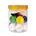 Imaashi Anti Becteria Multicolour Contact Lens Containers | Case Kit Storage Box/Holder Travel Lens Case. Protect Your Eyes by Changing Your Lens Case Monthly- (Pack of 12)