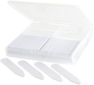 200 Plastic Collar Stays For Men Dress Shirts 2.2 inch