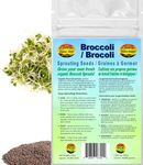 Broccoli Sprouting Seeds | Brocoli Graines à Germer | Organic & Non-GMO | Net Wt. 200 Grams (Approx. 78,800 Seeds) | High Germination Rate | Product of Canada