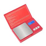 Ciieeo 1pc Kitchen Scales Digital Weight Small Digital Scale Mini Digital Scale Digital Scales for Body Weight Lipsticks Weight Scale Electronic Scale Red European and American