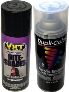 VHT Nite Shades - Black Out Taillight Spray & Clear Coat Bundle