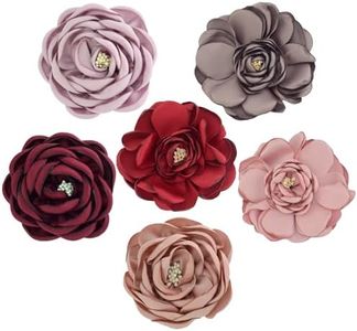 UBQUBQ Dog Collar Accessories Pack of 6, Decorative Flower Charms for Dog and Cat Collars (Style 3)