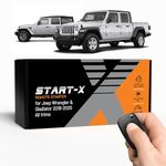 Start-X Remote Starter Kit for Jeep Wrangler JL & Gladiator JT (2018, 2019, 2020, 2021, 2022, 2023, 2024, 2025) Vehicles All Trims | Push-to-Start Ignition | Plug & Play | Lock 3X to Remote Start