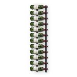 Final Touch 24 Bottle Large Wall Mounted Metal Wine Rack 24 Bottle Large Metal Wall Mounted Wine Rack