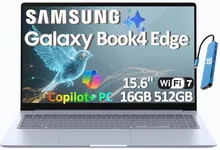 Samsung Galaxy Book4 AI Business Laptop (15.6" FHD Anti-Glare, Snapdragon X (> i7-1255U), 16GB DDR5, 512GB Storage) Copilot+ PC, Fingerprint, Wi-Fi 7, 28-hr Long Battery, Win 11 Pro, NP750XQB