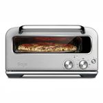 Sage - The Smart Oven Pizzaiolo - Pizza Oven - Brick Oven Performance for Wood Dired Style Pizza, Brushed Stainless Steel