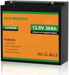 ECO-WORTHY 12V 30Ah LiFePO4 Lithium