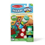Melissa & Doug Sticker WOW!™ Sticker Stamper and 24-Page Activity Pad, 300 Stickers, Arts and Crafts Fidget Toy Collectible Character – Dinosaur - for Kids Ages 3+ - FSC Certified