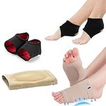 Vinuwu Plantar Fasciitis Support, Arch Support Sleeve with Gel Pads, Plantar Fasciitis Socks, Orthotic Flat Feet Arch Support, Compression Foot Heel Support Socks for Women Men, Foot Pain Relief