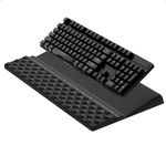 Ospelelf Keyboard Stand with Wrist Rest, Comfy Ergonomic Keyboard Riser Holder for Office Home