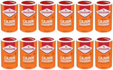 Louisiana Fish Fry Cajun Seasoning - Flavorful All-Purpose Seasoning 8 oz. (Pack of 12) - Perfectly Spiced for Meat, Fish, Vegetables, Soups, Salads, and More - Ideal for Grilling, Roasting, and