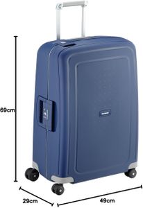 Samsonite S'Cure Spinner M Suitcase, 69cm, 79L – Dark Blue