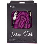 Fender Hendrix Voodoo Child Electric Guitar Coil Cable, Purple