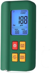 EYPINS Paint Coating Thickness Gauge, 0-1500μm/59mil Range, 0.01mil/0.1μm Resolution, Auto-Digital Paint Meter for New/Used Cars, Backlit Display, Includes Battery