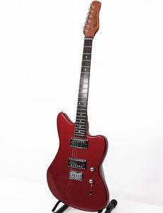 KGD Jazzmaster Mahogany Solid Body Electric Guitar,Roasted Maple Neck and Rosewood fingerboard,Bone Nut,6-String H-H Guitar,Professional/Full Size/Electric Guitars for Adults