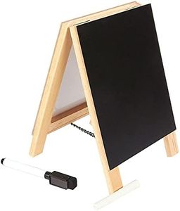 Juvale Small Double Sided Easel, Black Chalkboard & White Dry Erase Boards (5.5 x 7.8 x 1 in)