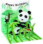 Pop-Up Treasures Greeting Card - Pandas PS993