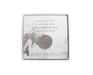 Talking Tables Gift for Wedding Day, Good Luck Present, Paper, Something Old Silver Coin, 19 mm