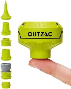 OUTZAC Pico Pump Air Pump for Inflatables, 1 oz Tiny Mini Portable Electric Air Pump, 65dB Quiet Inflator Deflator for Air Mattress, Sleeping Pad, Pool Floats & Vacuum Storage Bags (Green)
