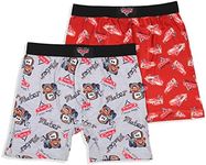 INTIMO Disney Mens' 2 Pack Cars Film Movie Boxers Underwear Boxer Briefs (XXX-Large)