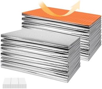 16PCS Garage Door Insulation Reflective Foil Panels 24" x 48" Bubble Aluminum Foil Pre-Cut Sheet Summer Winter for Window, Wall, Car, RV, Roof, Attic