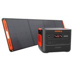 Jackery Solar Generator 3000 v2 with SolarSaga 200W Panel, 3072Wh LiFePO4 Portable Power Station, Total 2990W Output, Portable Generator for Home Use, Outages, Outdoor Camping, RVs, Emergency Backup