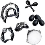 10 Pcs Tambourines for Adults, Meta