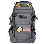 Bear KompleX Military Grade 3 Day Tactical Rucksack, Multi-use Bag Great for Hiking, Fitness, Camping - 1000D Nylon, 24" T x 13" W x 10", Grey-Large