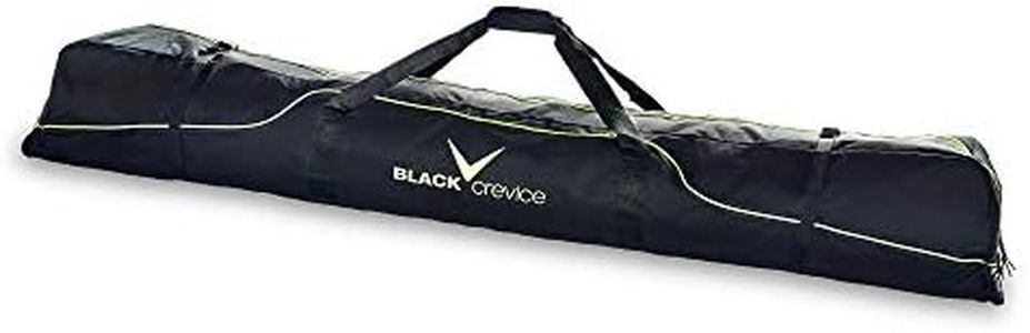 Black Crevice Skitasche für 3 Paar Alpin Skier, 190 cm, Black/Yellow