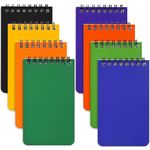 FTWOMGii Small Spiral Notebooks,3x5 Pocket Mini Notebooks With Lined Pages, Aesthetic Pocket Notebooks,College Ruled,Spiral Notepads With 60 Sheets for Home Office and School Accessories-8pcs Rainbow