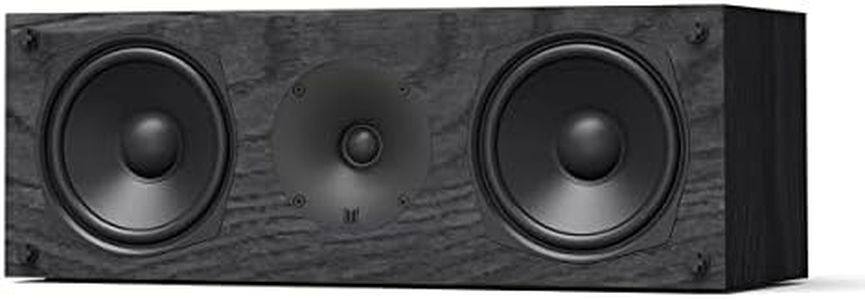 Monolith C5 Center Channel Speaker - Black (Each) Powerful Woofers, Punchy Bass, High Performance Audio, for Home Theater System - Audition Series