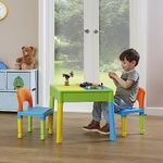 Liberty House Toys Kids 5-in-1 Activity Table and 2 Chairs Set, Multicolour, H450 x W510 x D540mm