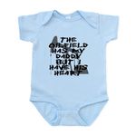 CafePress - The Oilfield Has My Daddy But I Have His Heart BOD - Cute Infant Bodysuit Baby Romper Sky Blue