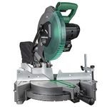 Metabo HPT 18V MultiVolt Cordless Miter Saw Kit | 10-Inch Blade | Includes 1-18V/36V MultiVolt Battery + Charger | Xact Cut LED Shadow Line System | C1810DFA