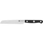 ZWILLING Gourmet Utility Knife, 13 cm, Special Stainless Steel, Ergonomic Plastic Handle, Black - Made in Germany