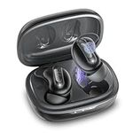 Wireless Earbuds, Mini Sleep Earbuds ANC Bluetooth 5.4 Headphones In Ear with ENC Noise Cancelling Mic, 48H Playtime Sleep Headphones Design for Side Sleeper, HiFi Stereo IP7 Waterproof Ear Buds Black